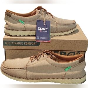 NEW Twisted X Mens ZeroX Sneaker FullGrain Leather Handcrafted Shoes - Khaki